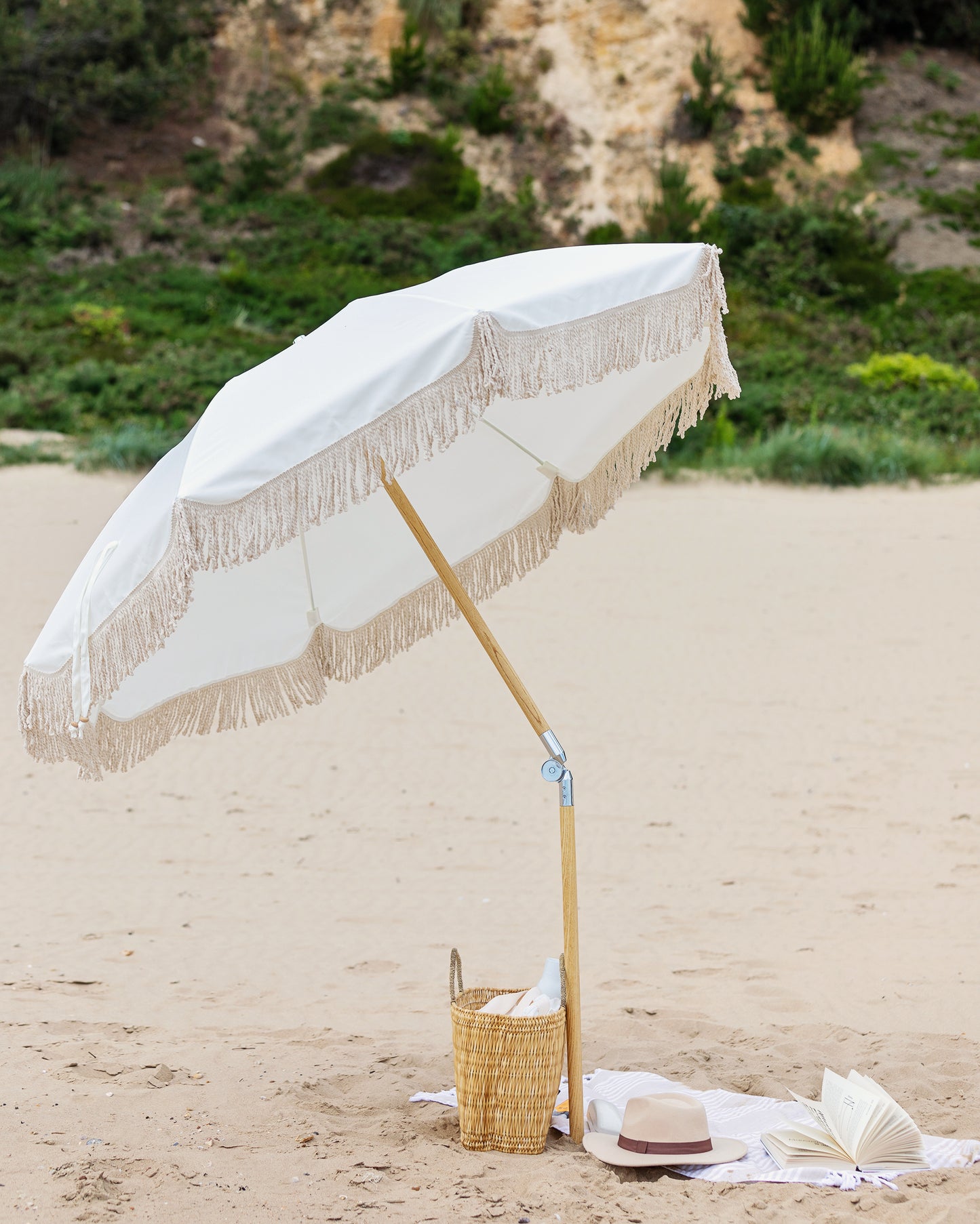 White Coral Beach Umbrella