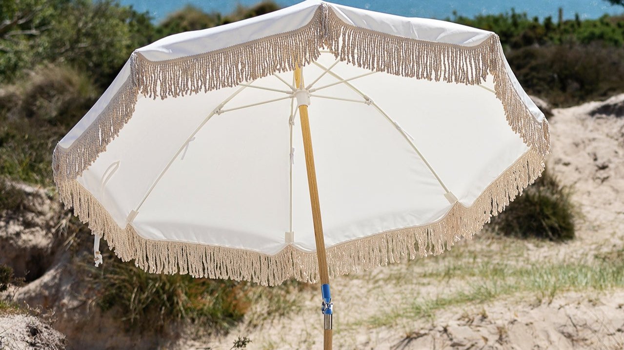 White Coral Beach Umbrella