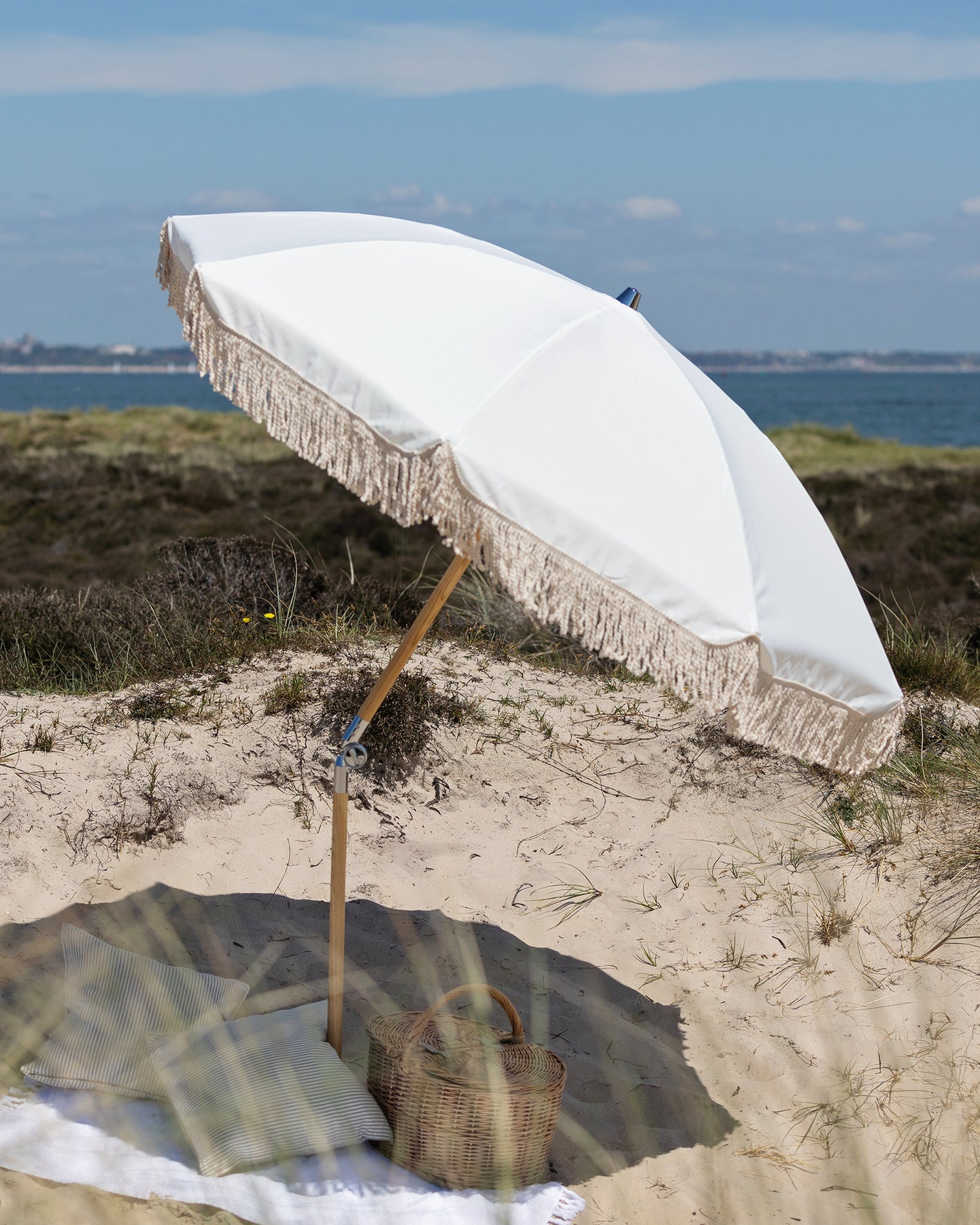 White Coral Beach Umbrella