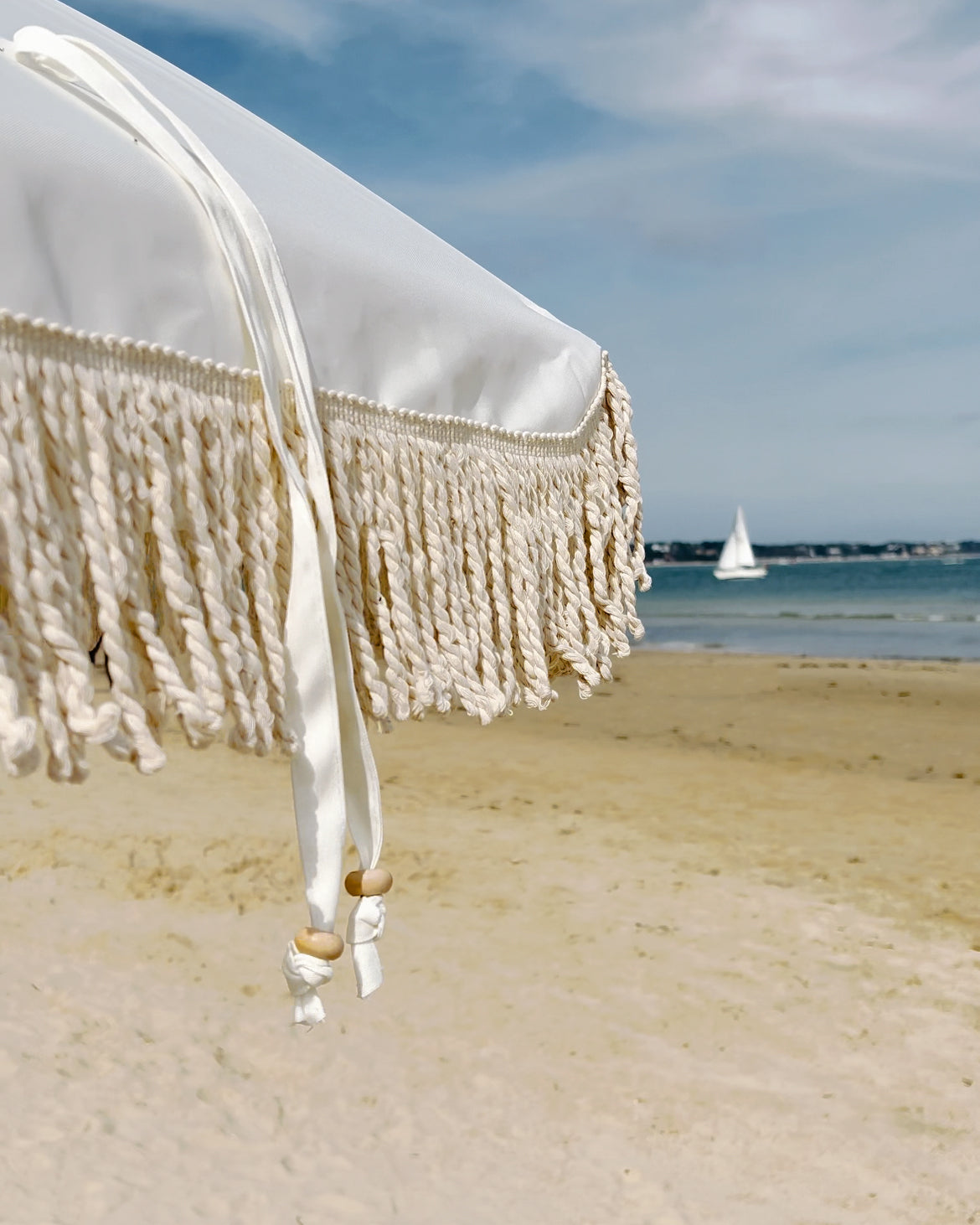 White Coral Beach Umbrella