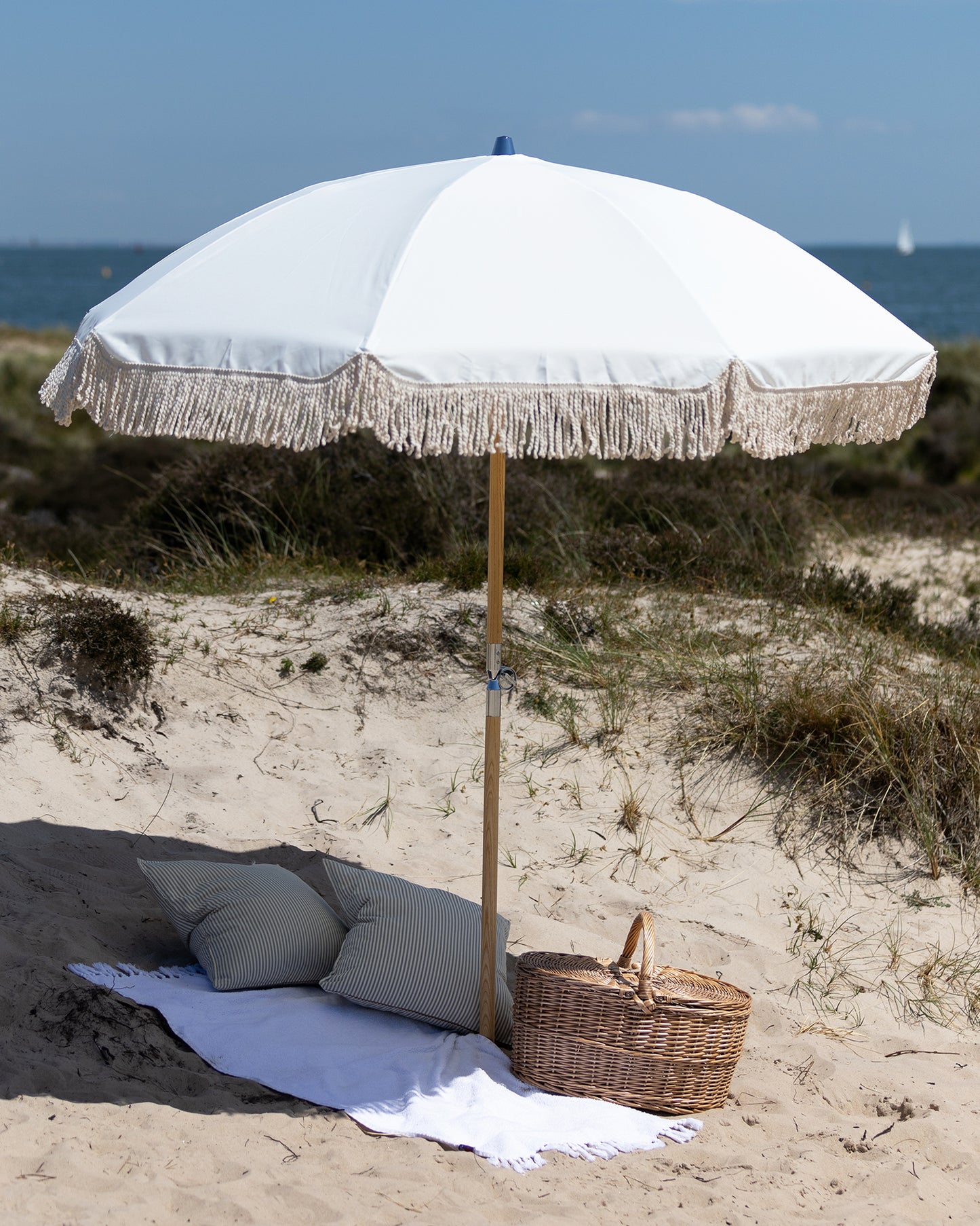 White Coral Beach Umbrella