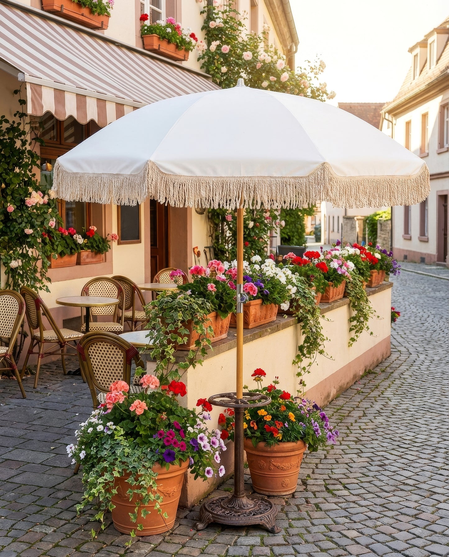 White Coral Beach Umbrella
