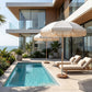 Black Pebbles Beach Umbrella
