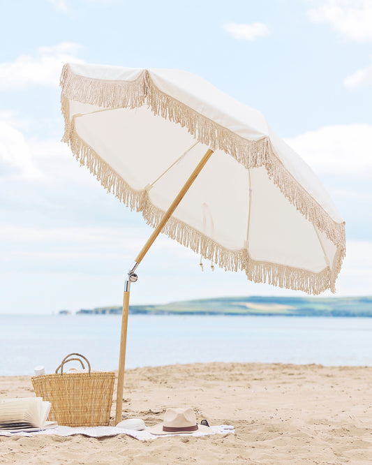 White Coral Beach Umbrella