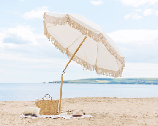 White Coral Beach Umbrella