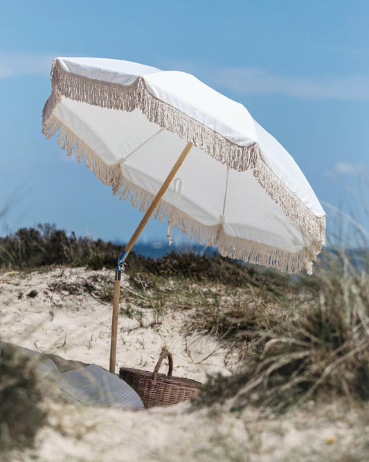 White Coral Beach Umbrella