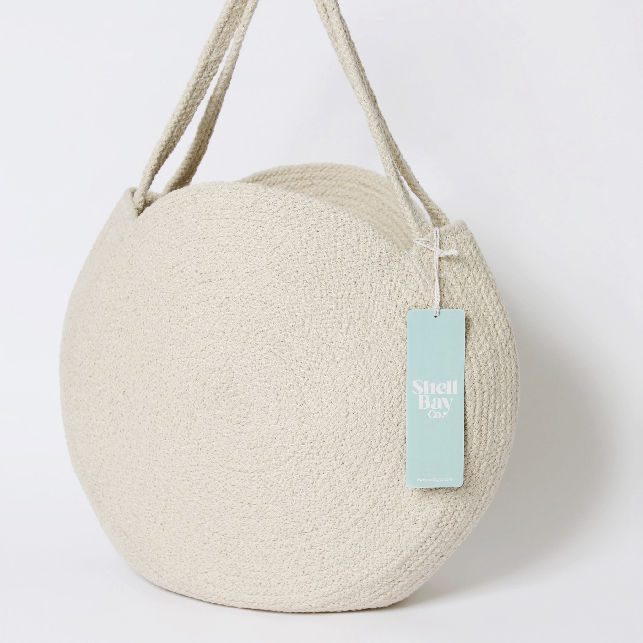 Circular Cotton Shoulder Bag